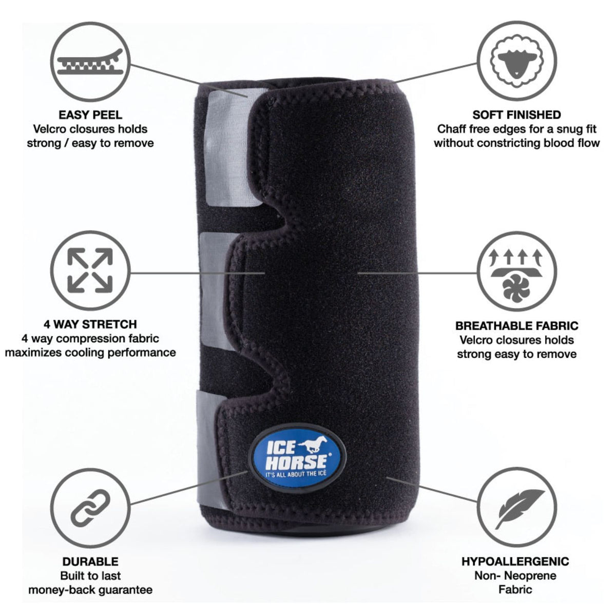 Knee to Ankle Wraps with Suspender Strap